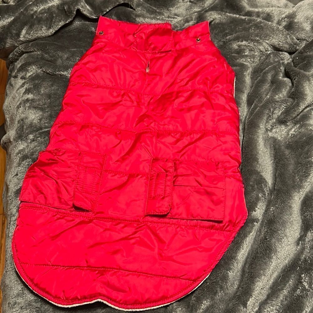 Frisco crimson Portland dog parka